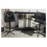 Bar and two stools