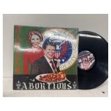 Rare DAYGLO abortions record album wrong Reagan