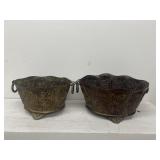 Metal decorative planters