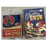 Sparkle Christmas snow vintage