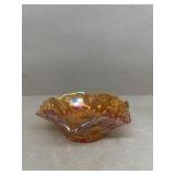 Carnival glass bowl