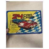24 car diecast carrying case with cars