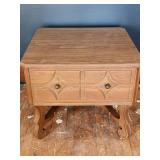 Mersman Two-Drawer Oak Nighstand