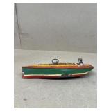 TIN Toy boat LINDSTROM