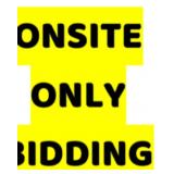 In-Person Bidding ONLY