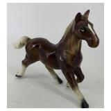 Horse figurine, porcelain, Japan sticker, ca. 1950
