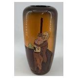 Fra Mae Art Pottery, hand painted, large vase, inc