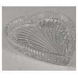 Waterford Crystal heart-shaped candy dish.