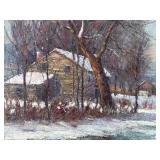 George H. Baker (1878-1943), Winter Cabin, January