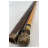 Walking Stick with Hidden Pool Cue, Vintage, wood