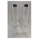 Crystallite Bohemia Czech Republic, Set of two, lo