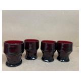 Ruby red glasses