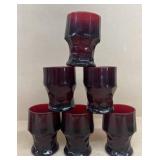 Royal ruby glasses