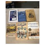 Civil War, the Alamo and other books