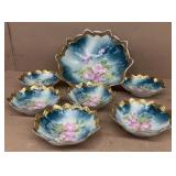Fancy Berry Set, Hand-painted
