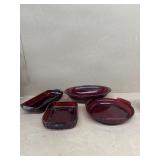 Ruby, red glassware