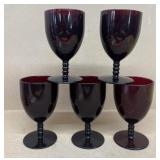 Ruby goblets