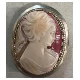Cameo brooch