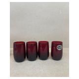 Royal ruby glasses