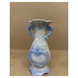 Blue white vase