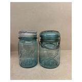 Blue ball jars
