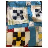 Quilt top, 9-Square