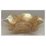 Carnival glass bowl