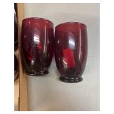 Royal ruby glasses
