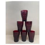 Royal ruby tumblers