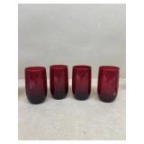 Royal ruby glasses
