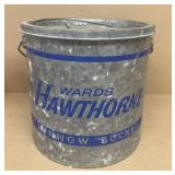 Hawthorne galvanized, minnow bucket