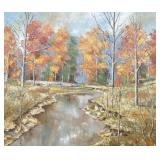 Paul Hamilton oil painting, Fall landscape