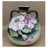 Hand-painted vase **does have crack