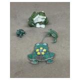 Frog figurines