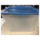 Plastic file storage box