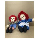 Raggedy ann dolls