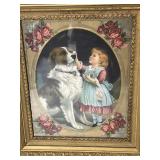 Early frame picture of girl