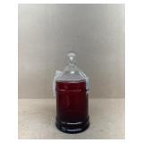Ruby, red candy dish