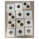 Wheat pennies 1921S,1915D,1912D