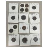 Wheat pennies 1911P,1954,1925S,1932D,1912D