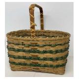 Rope weaved basket