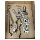 Ratchet adjustable, wrenches, etc.