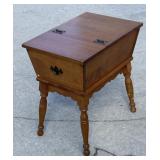 End table with hidden compartment