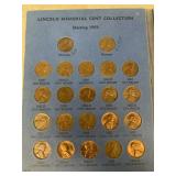Lincoln memorial cent collection