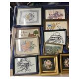 Framed wall decorations