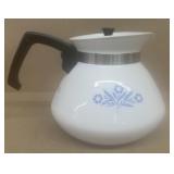 Corning ware, coffee pot