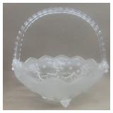 Glass deer basket