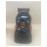 Glass jar, pig bank