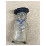 Glass candy container vintage