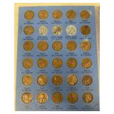 Lincoln penny collection 1941-1975